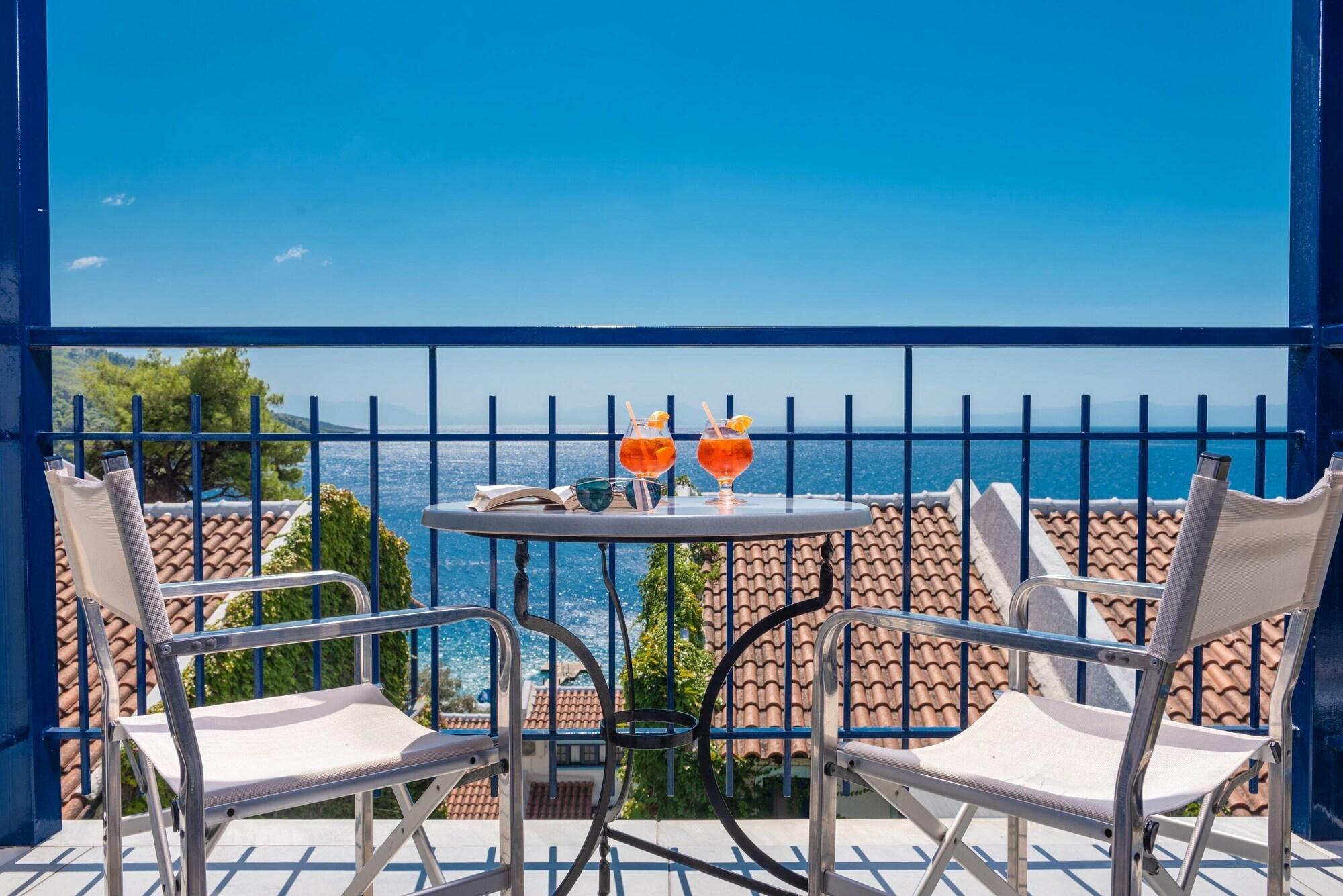 Adrina Beach Hotel Panormos  Exteriör bild